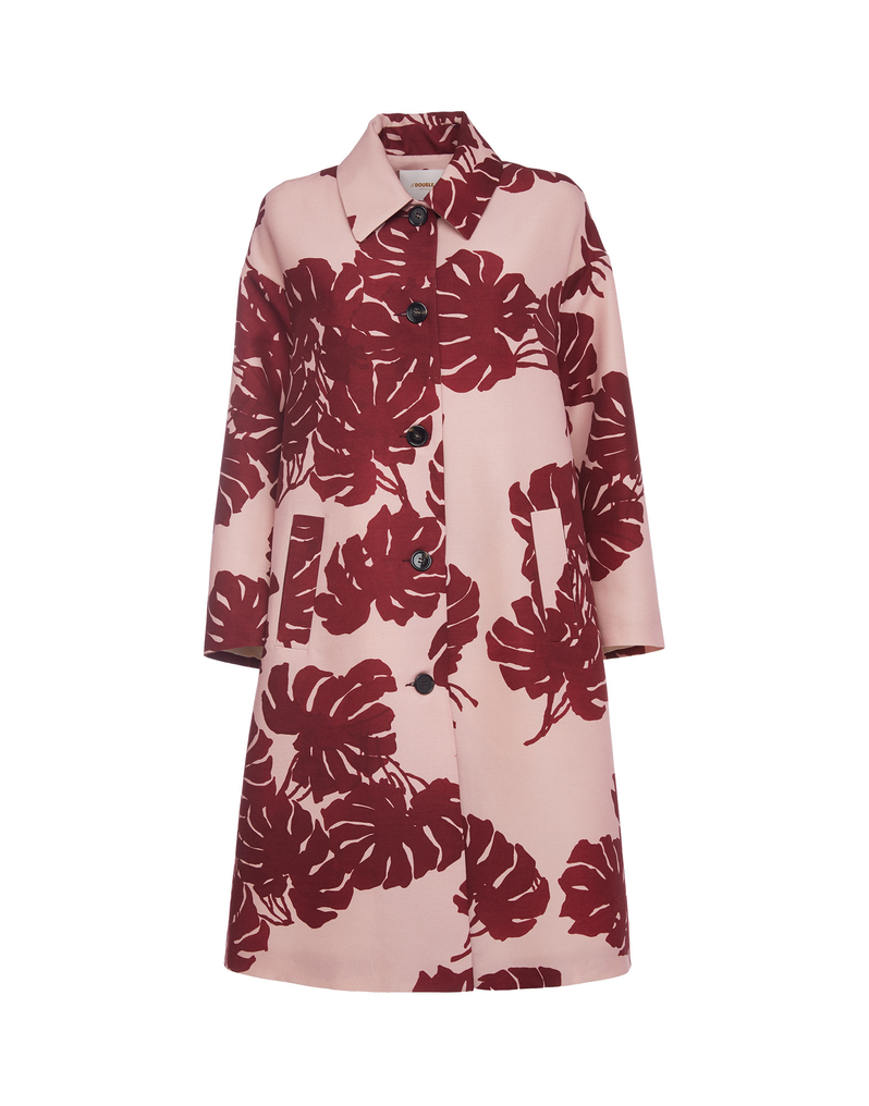 LaDoubleJ Boxy Coat LaDoubleJ Boxy Coat Monstera Rosa JAC0014CAD001MON0002