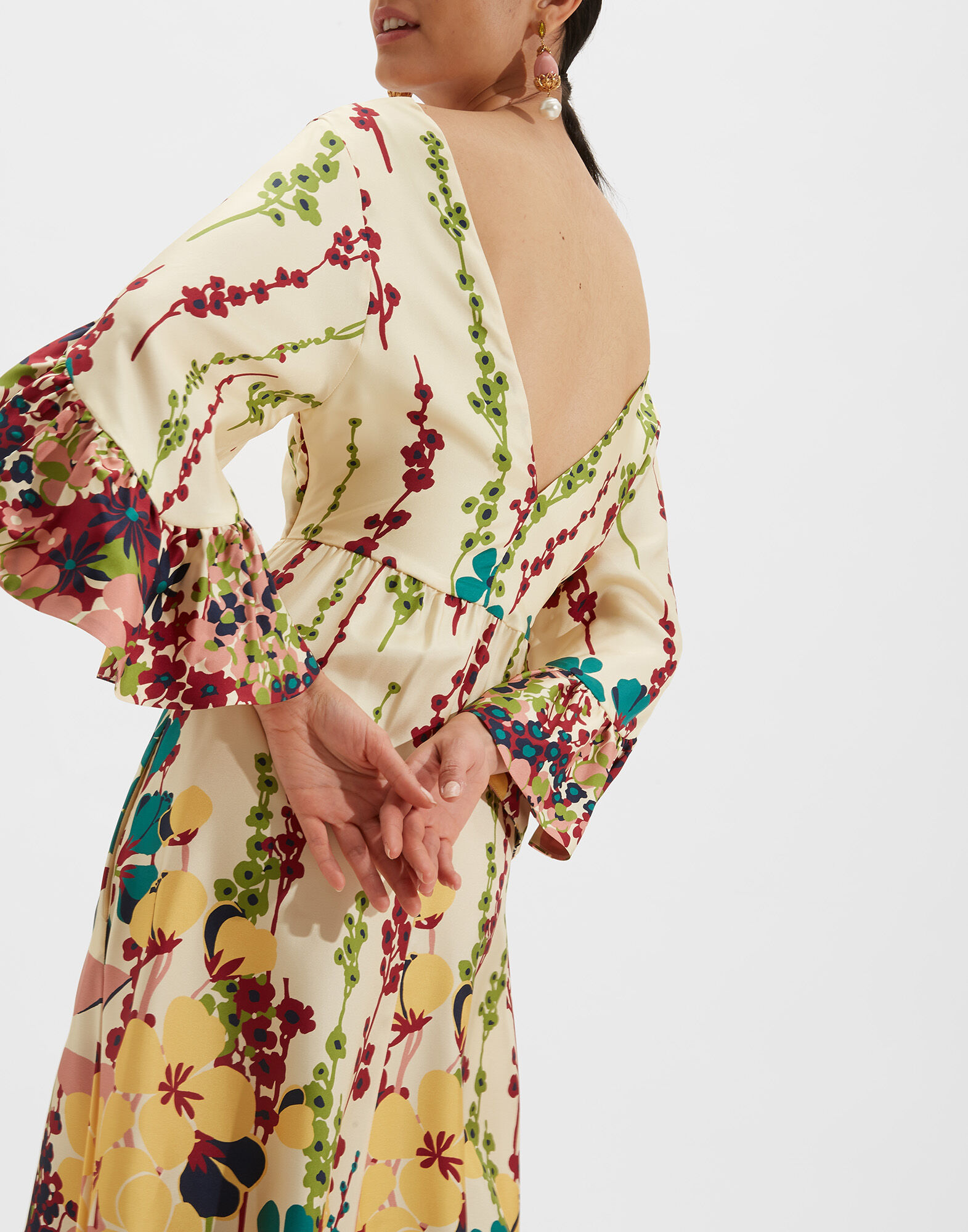 LaDoubleJ Bella Dress Cascata DRE0266SIL001CAS0001