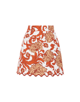 La DoubleJ Baia Mini Skirt Reef White SKI0124COT005REE01WH01