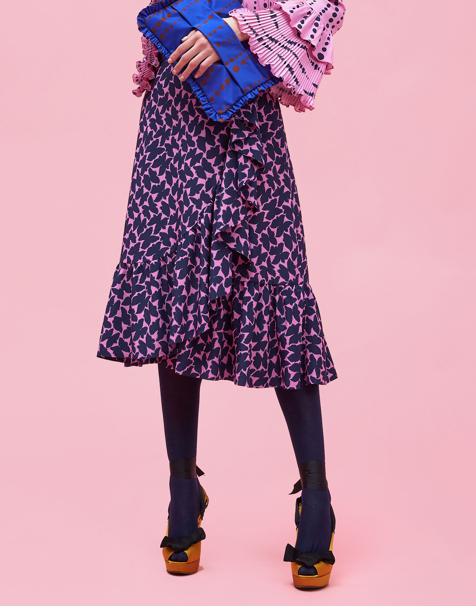 LaDoubleJ Jazzy Skirt Farfalline SKI0021CRE001FAF0001