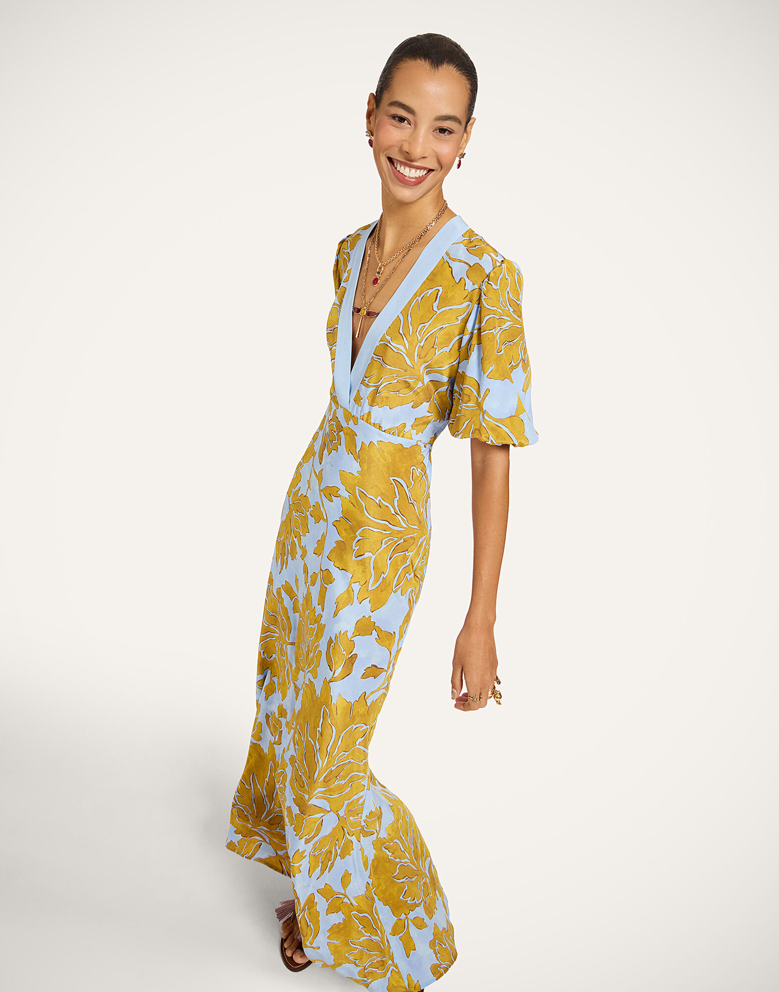 La DoubleJ Marlene Dress Tangle Light Blue DRE0927CRE001TAN01BU01