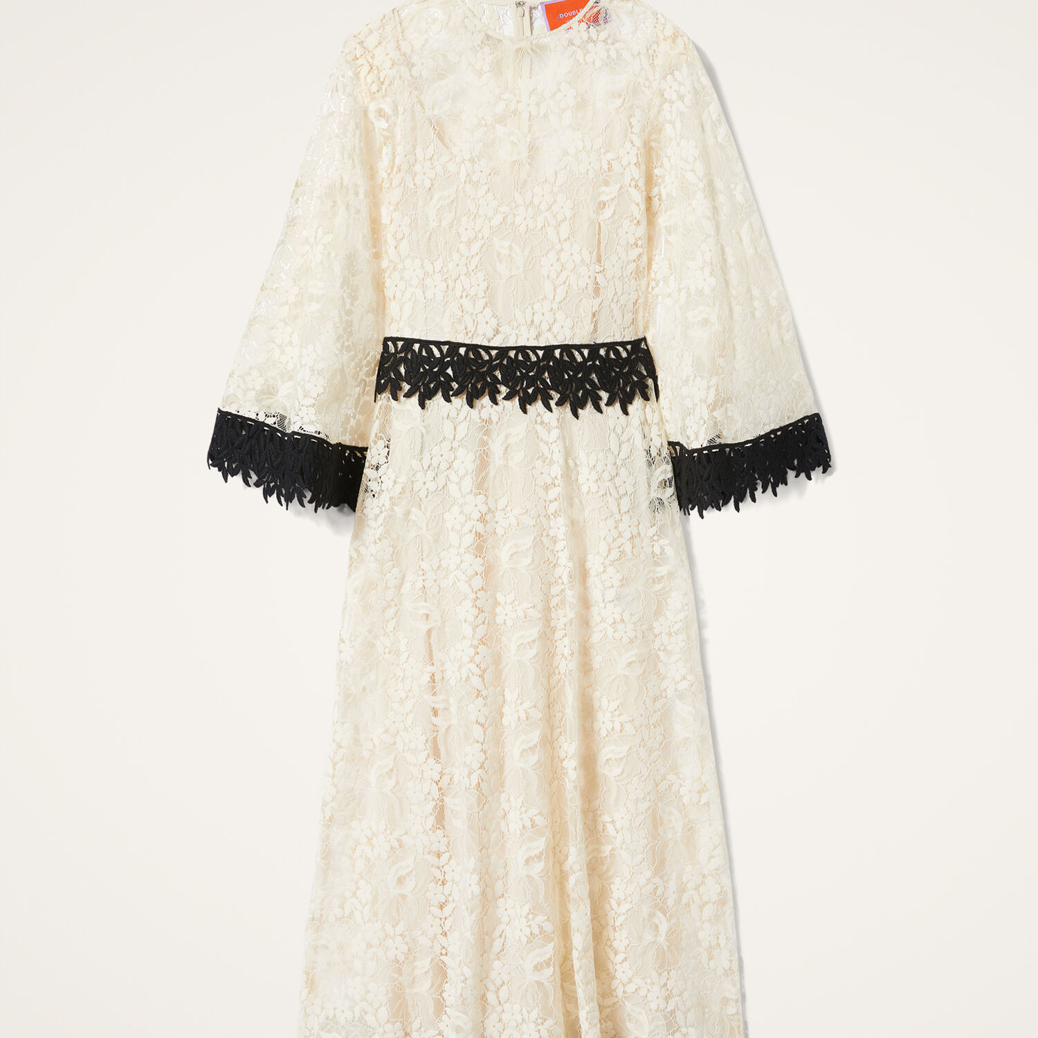 La Doublej Lacey Sorella Dress In Iris Ivory