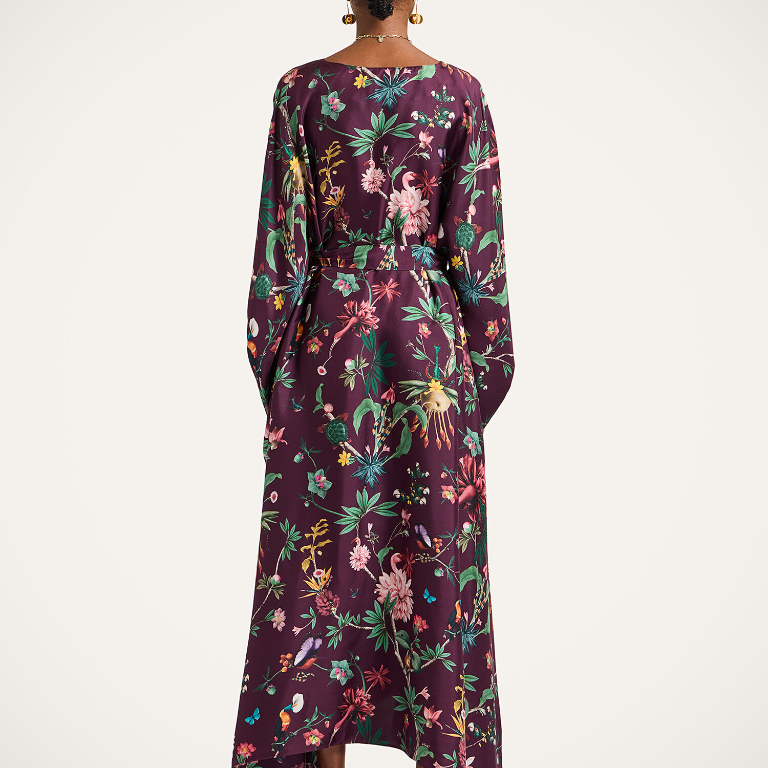 La Doublej Square Kaftan In Brown
