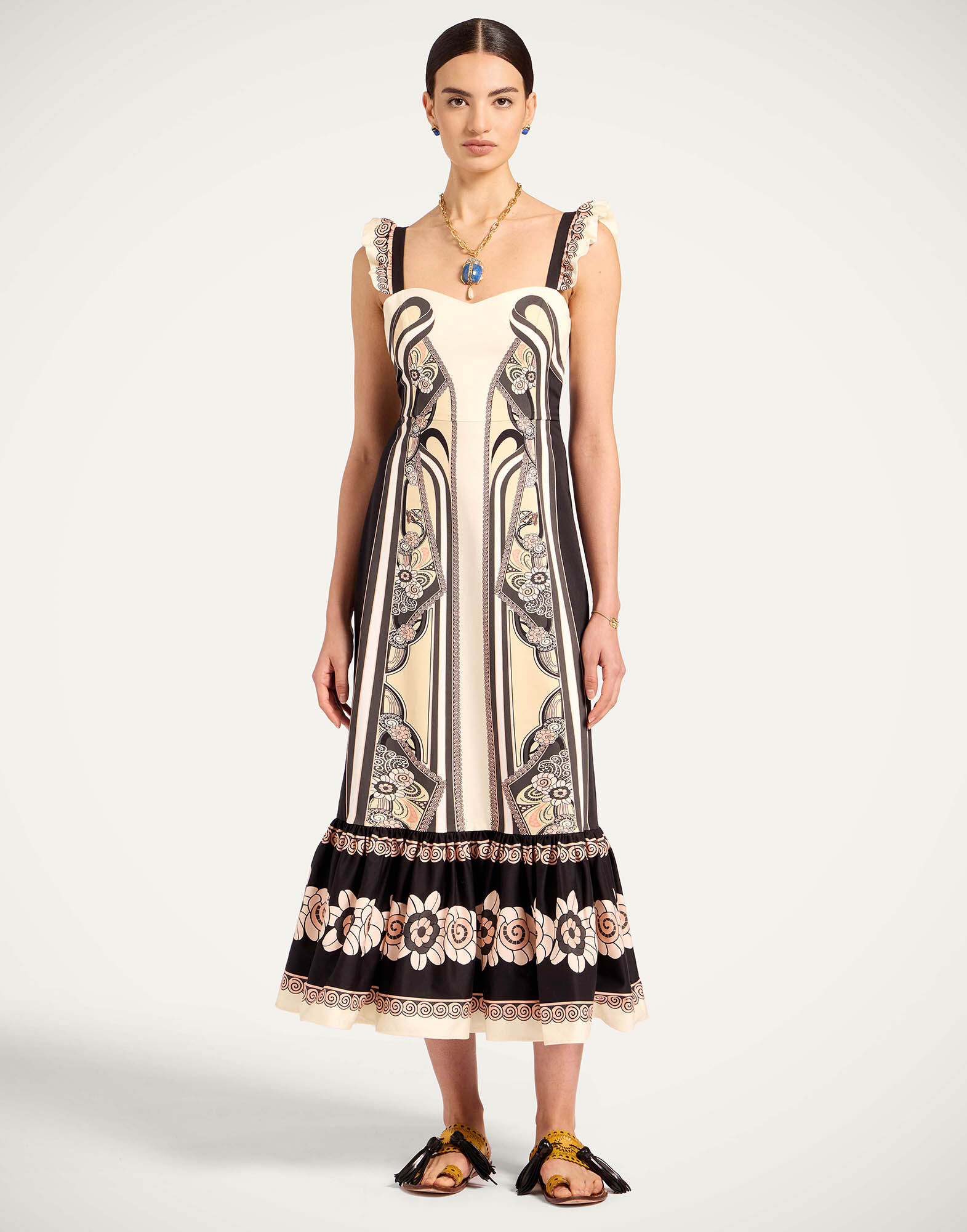 La DoubleJ Gingerbread Dress Ambrosia Plac&eacute;e Pale Pink DRE0672COT037AMB03PI02