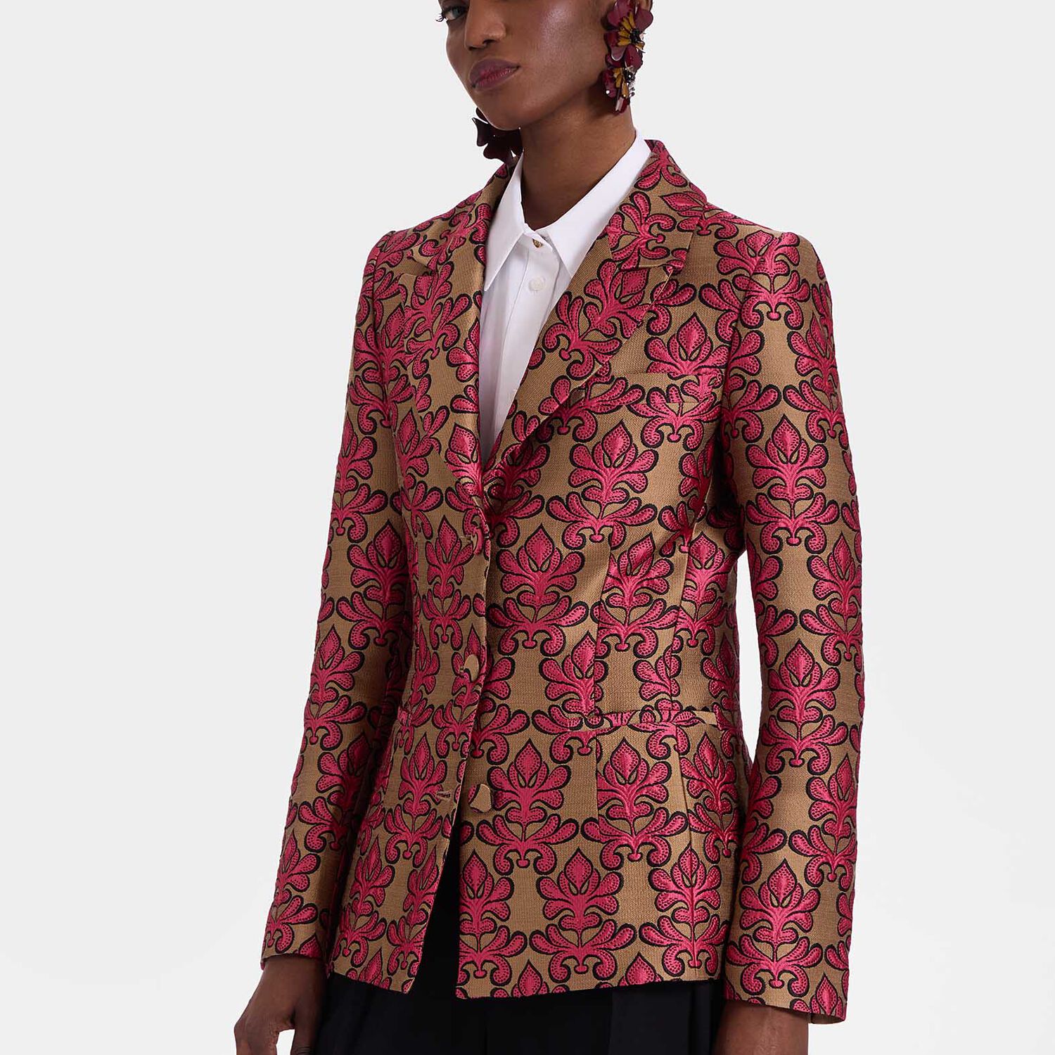 La Doublej 24/7 Jacket In Herald Fuchsia