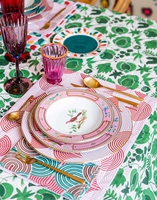 La DoubleJ Placemat Set Of 2 La DoubleJ Placemat Set Of 2 Slinky Rosso TBM0001LIN001SLI0004