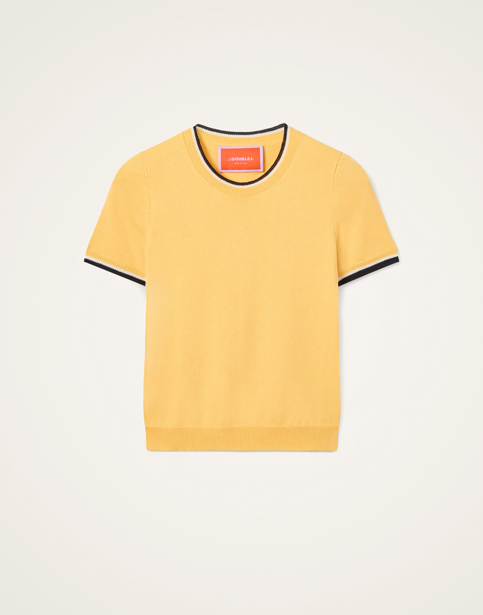 La DoubleJ Busy-Bee Tee Solid Butter Yellow PUL0260KNI154SOLIDYE11