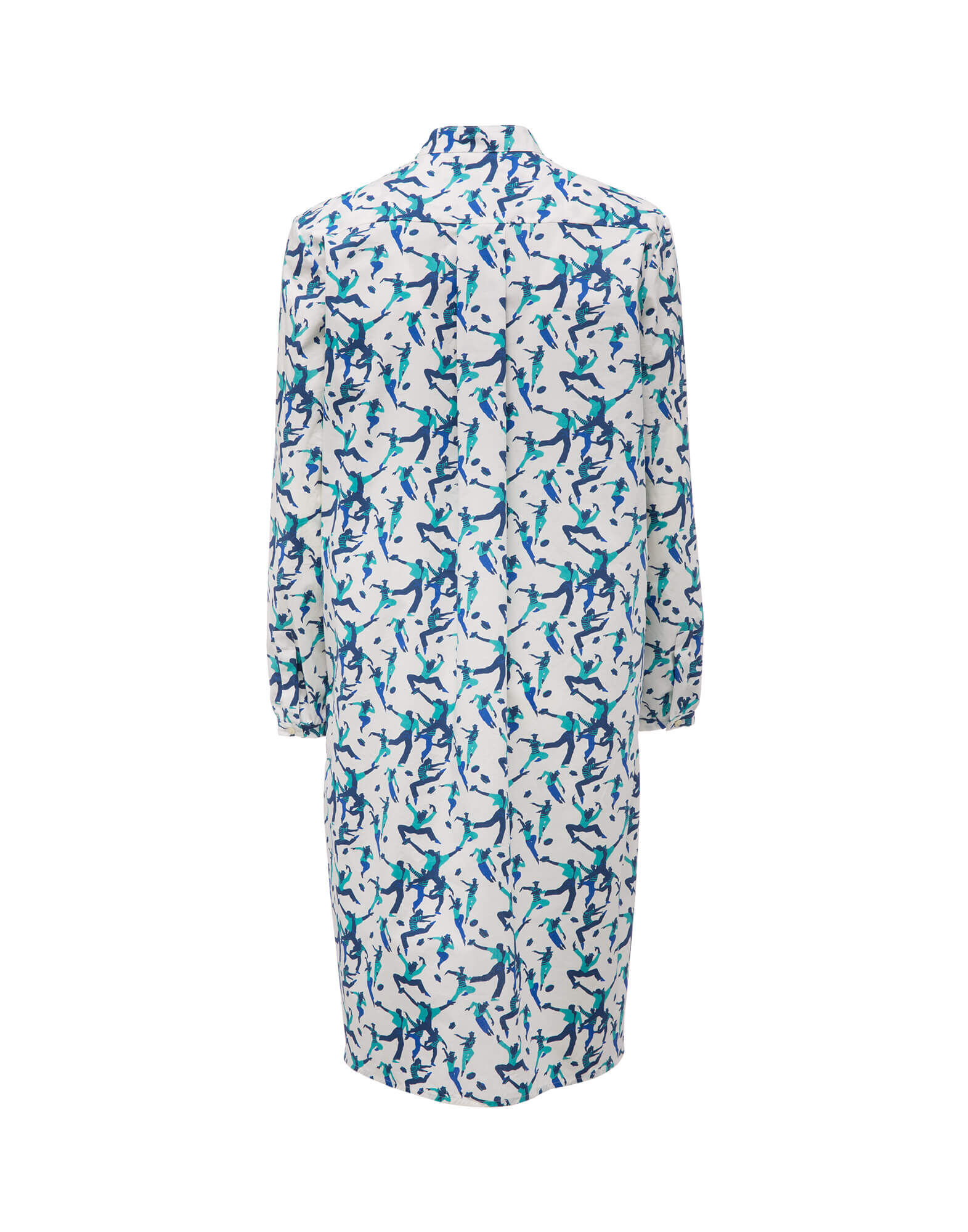 LaDoubleJ Beach Shirt Dress Marinai DRE0008COT001MAR0001