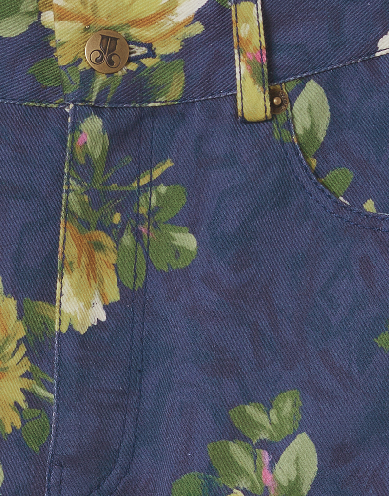 La DoubleJ The Cropped Flare Jean La DoubleJ The Cropped Flare Jean Riptide Midnight Blue TRO0158COT063RIP01BU04