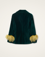 La DoubleJ Keaton Jacket La DoubleJ Keaton Jacket Blue Petrol JAC0073VEL011SOLIDBU05