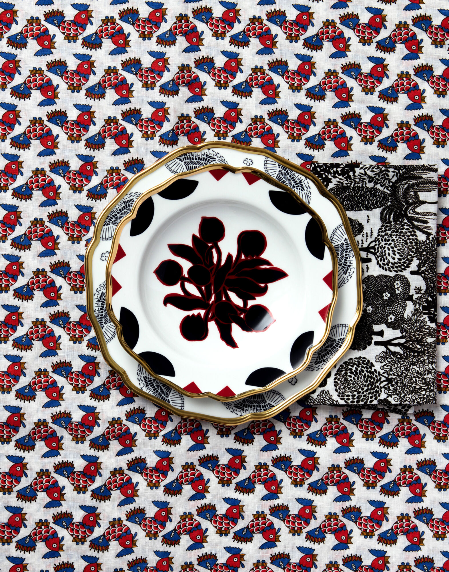 La DoubleJ Dinner Napkin Set Bosco NAP0002LIN001BOS0001