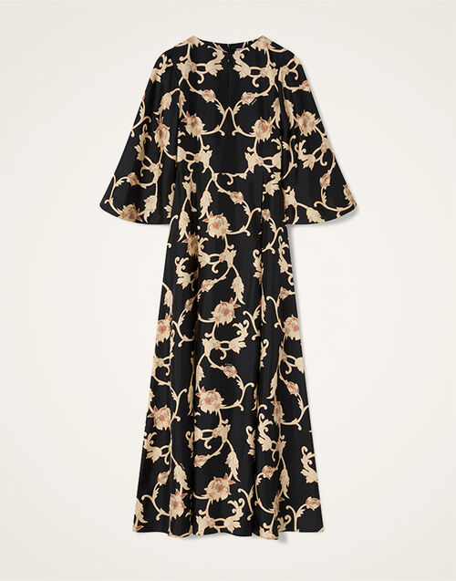 La DoubleJ Belle Kaftan Buttercup Black DRE0985SIL001BTC01BL01