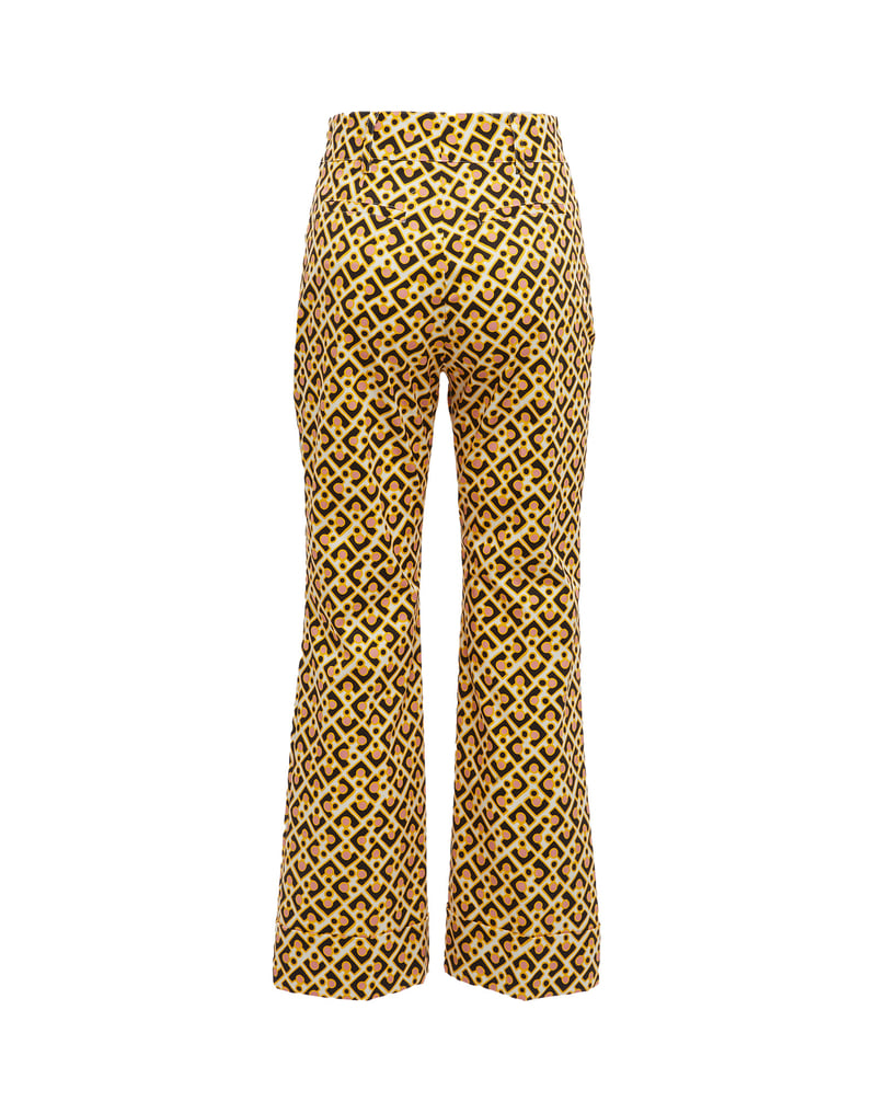 La DoubleJ Hendrix Pants La DoubleJ Hendrix Pants Puzzle Rosa TRO0014COT006PUZ0002