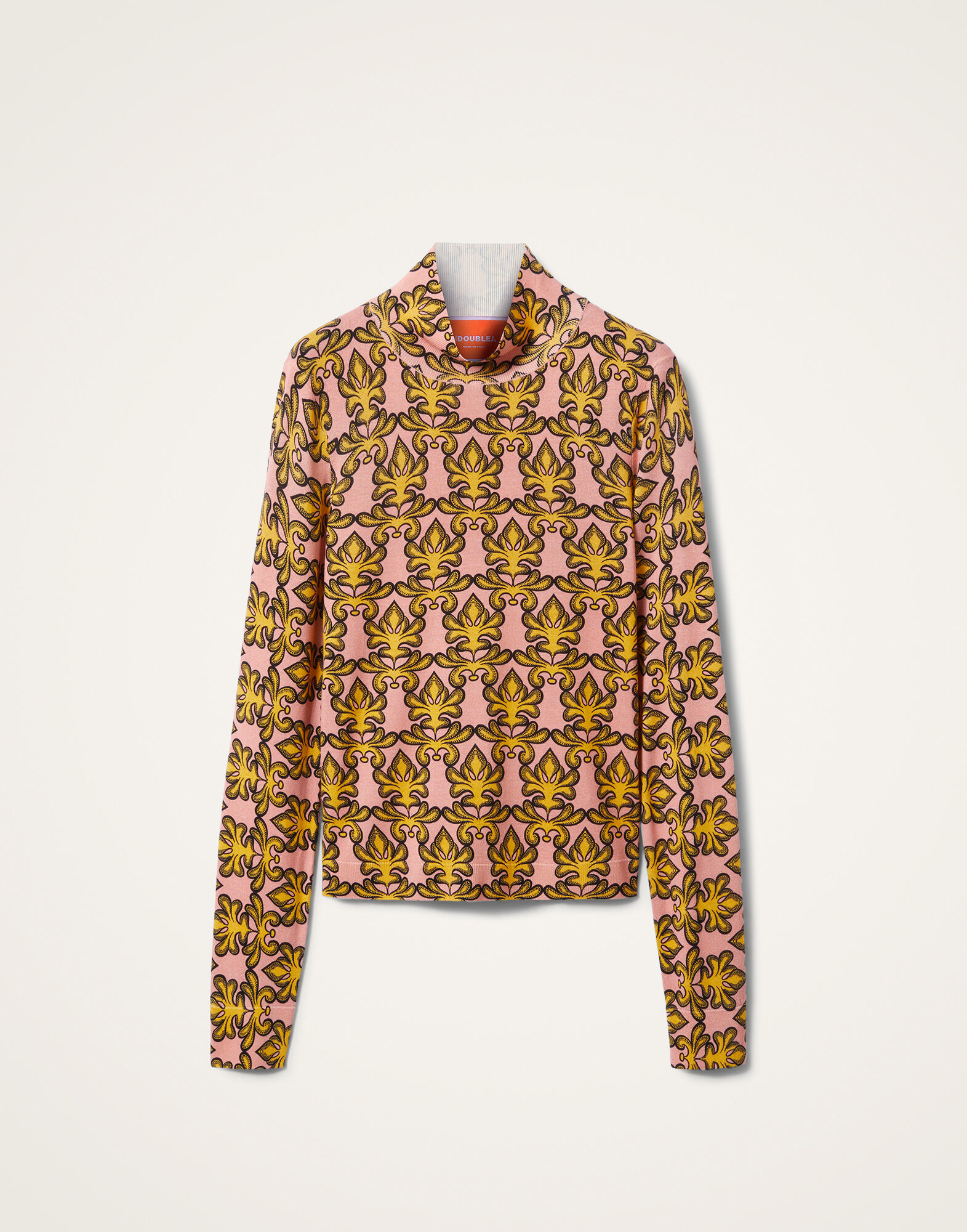 La DoubleJ Silky Turtleneck Herald Fuchsia PUL0236KNI143VA328PI03