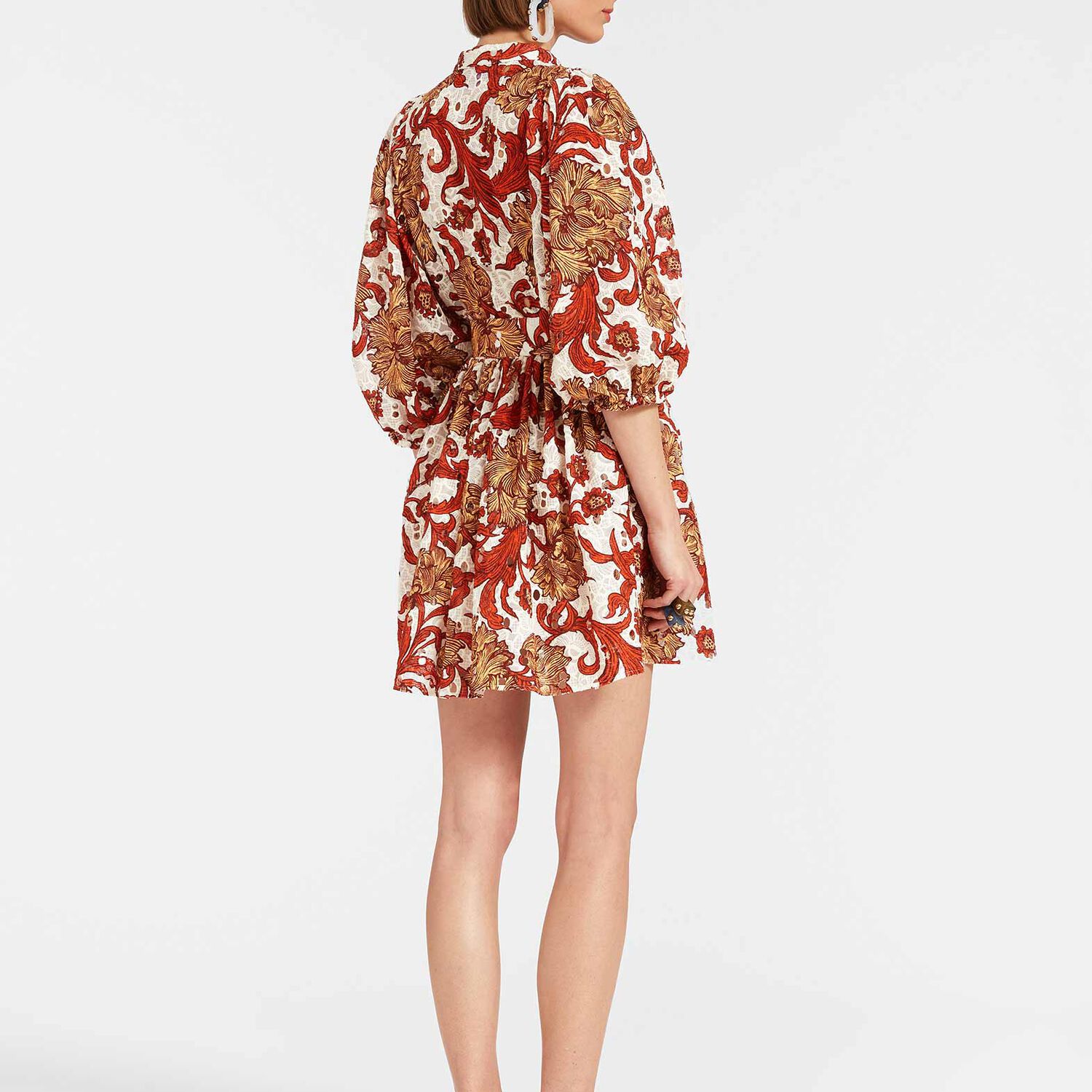La Doublej Mini Portofino Dress In Reef White