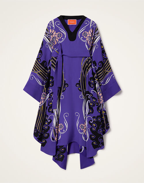 La DoubleJ Karis Kaftan Atlantis Placée Purple DRE0935VIS027ATL03PU01