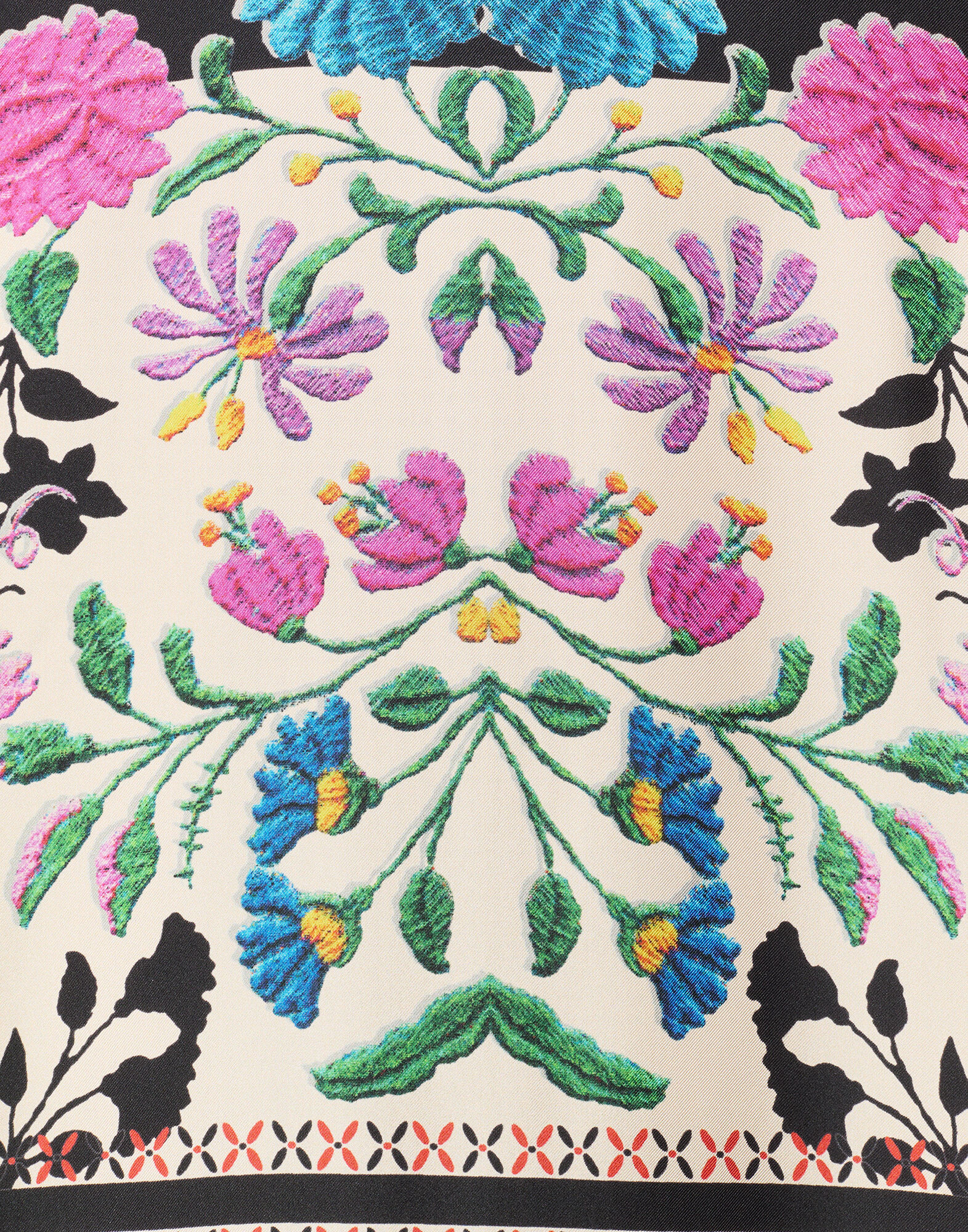 La DoubleJ Swing Dress Plaza Plac&eacute;e Ivory DRE0128SIL006PLA04WH04