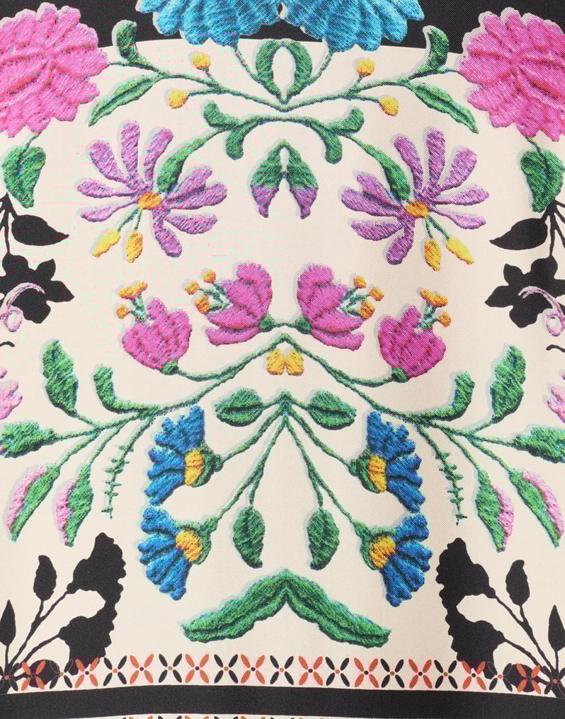 La DoubleJ Swing Dress La DoubleJ Swing Dress Plaza Placée Ivory DRE0128SIL006PLA04WH04