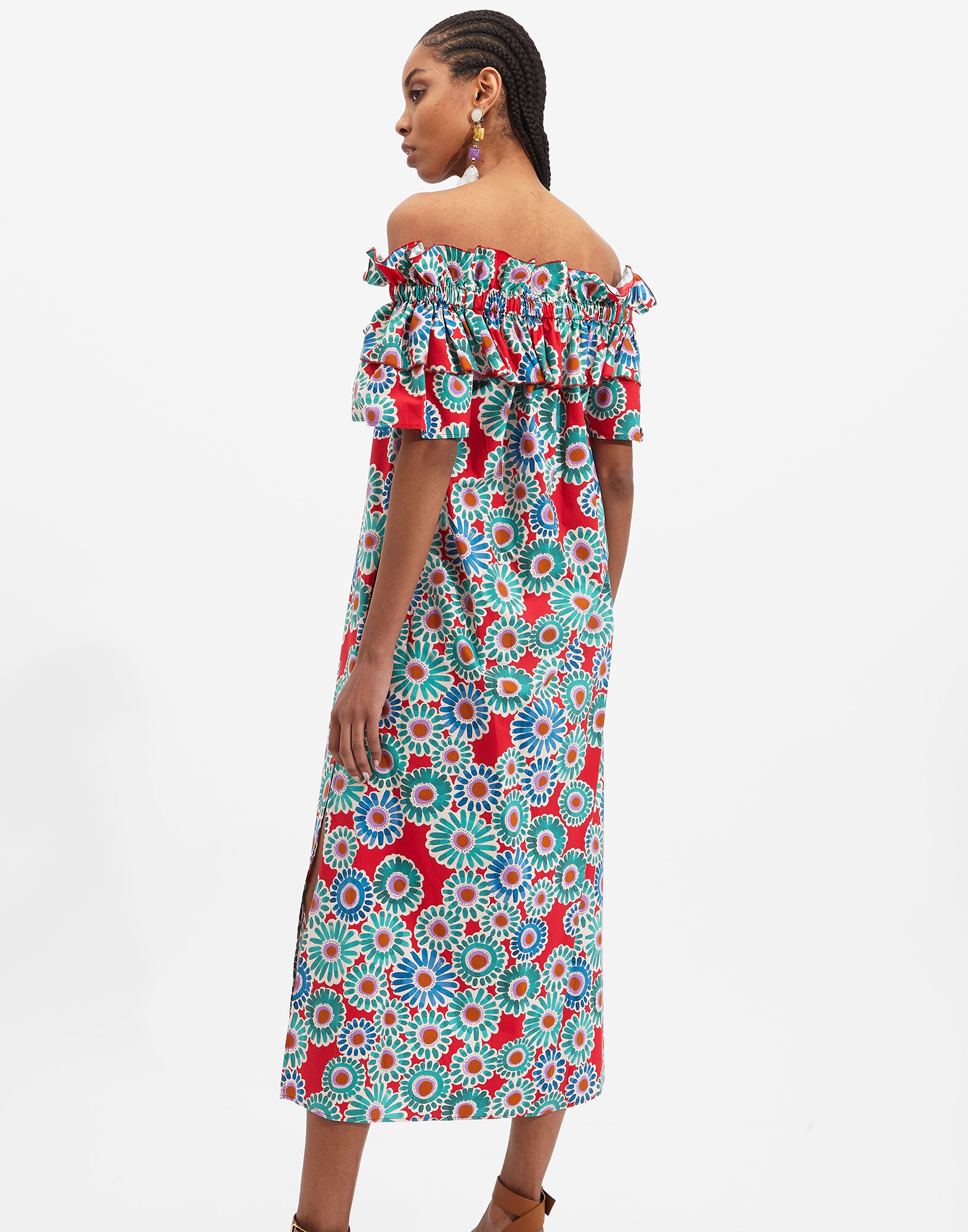 La DoubleJ Breakfast Dress Crazy Daisy DRE0331COT001DAY0001