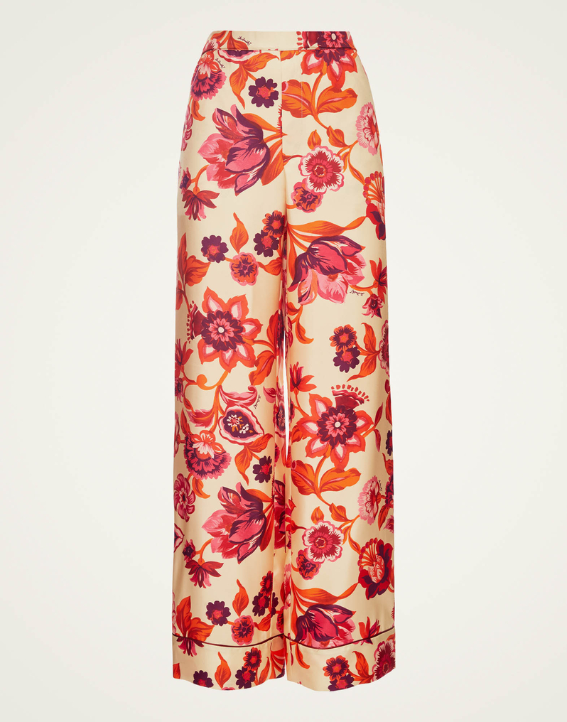 La DoubleJ Pajama Pants La DoubleJ Pajama Pants Hottie Cream TRO0116SIL001HOT01WH03