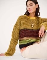 La DoubleJ Brera Sweater La DoubleJ Brera Sweater Multicolor Yellow PUL0320KNI181VA425OR02