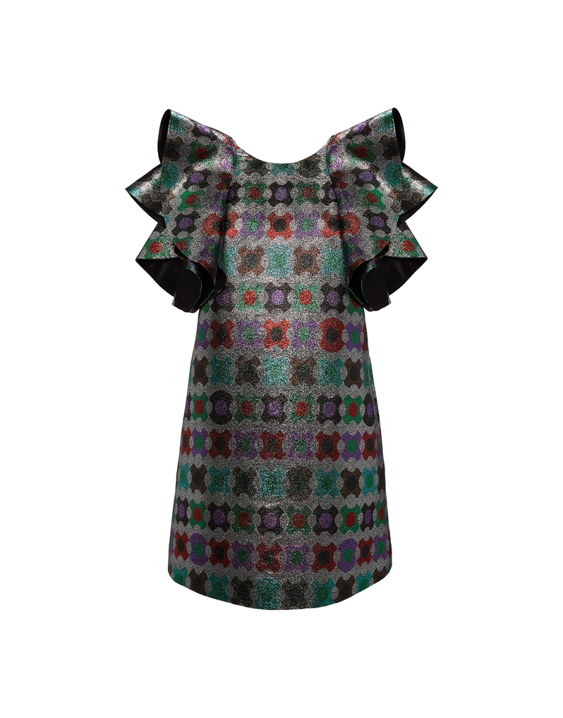 LaDoubleJ Flame Mini Dress LaDoubleJ Flame Mini Dress Groovy Dot DRE0213JAC022GRO0001