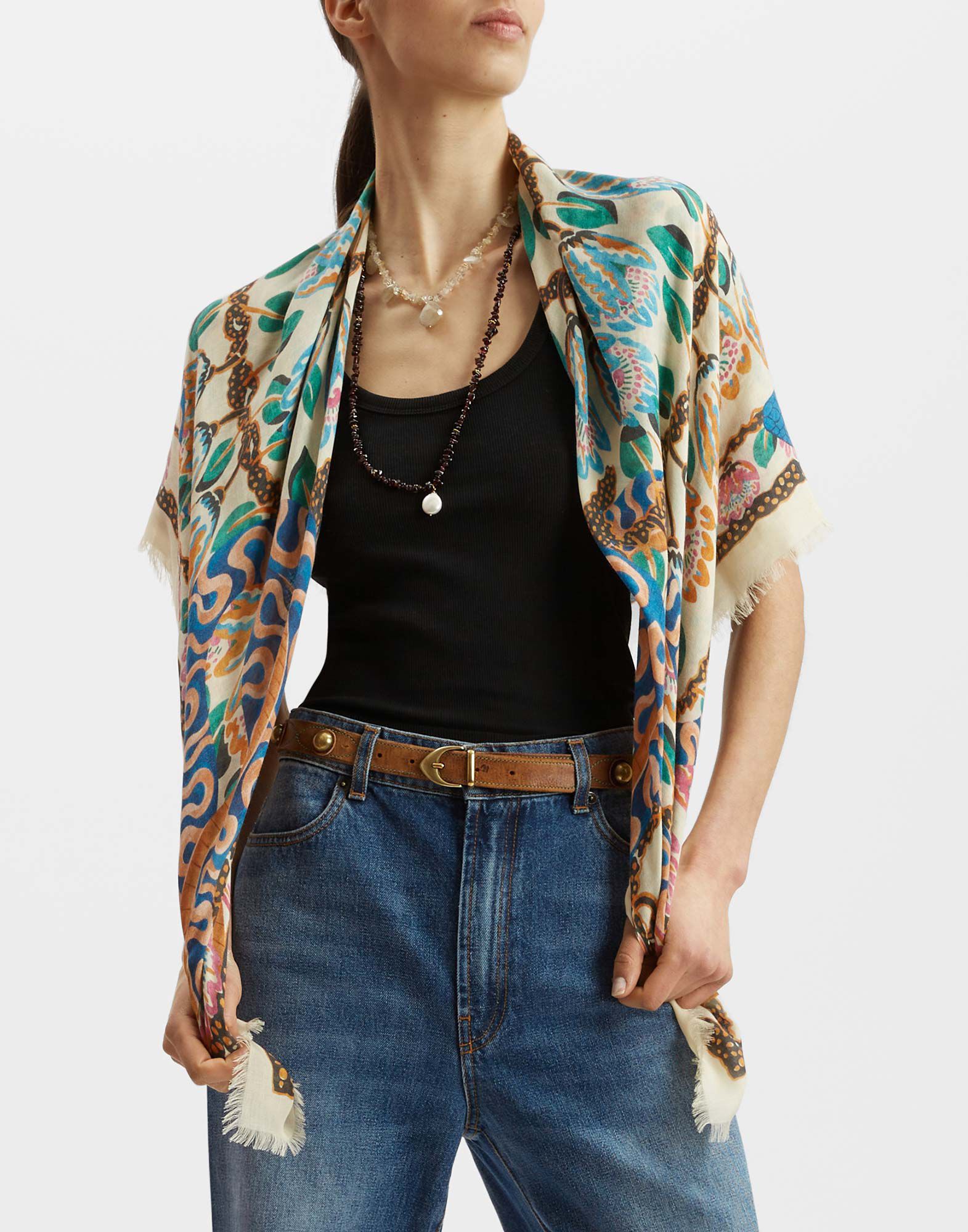 elfelfelf archive LILY SCARF TOP シズニルック elfelfelf archive LILY SCARF TOP シズニルック elfelfelf