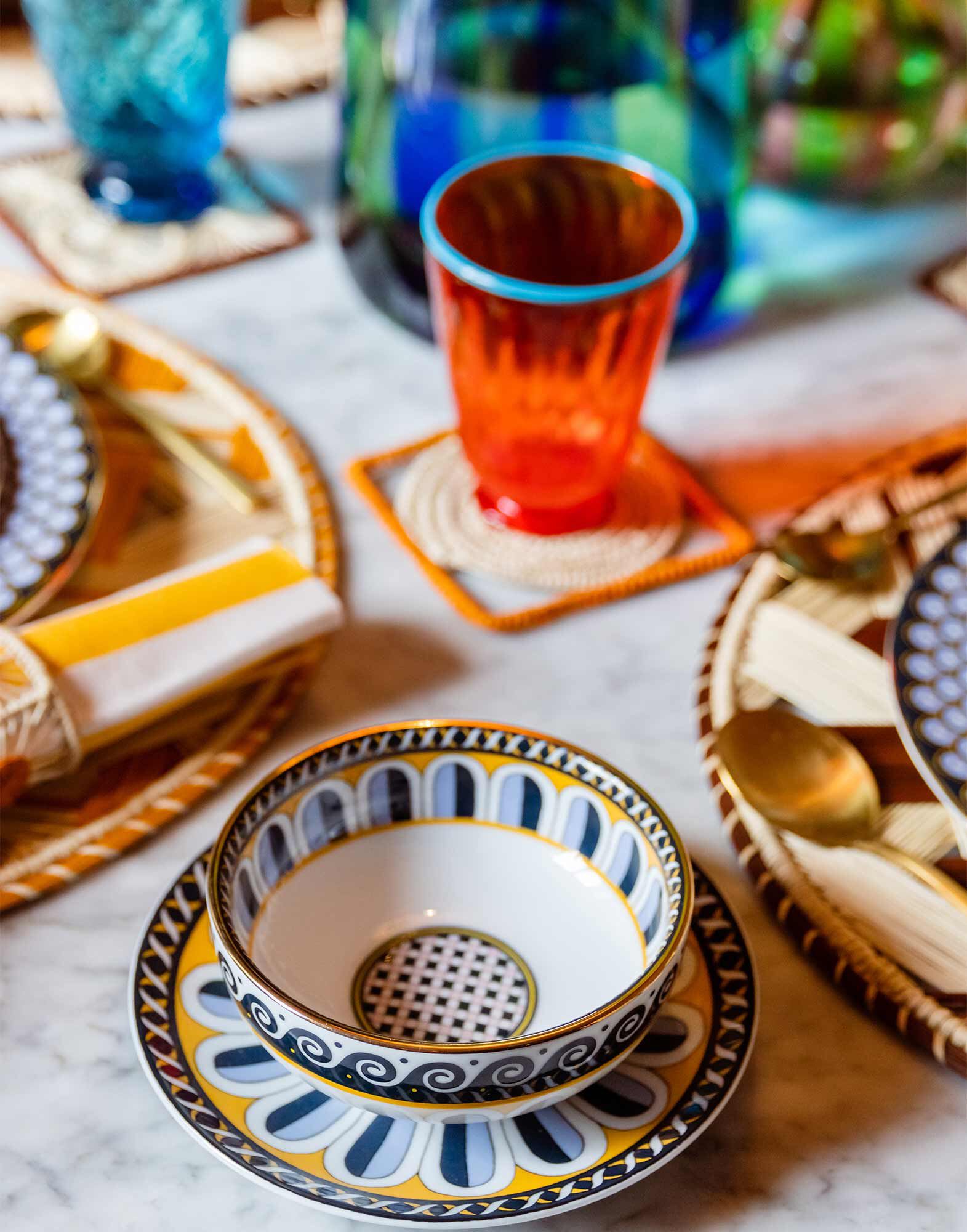 La DoubleJ Snack Bowl Set Of 2 Napoli CIO0009CER001NAP0004