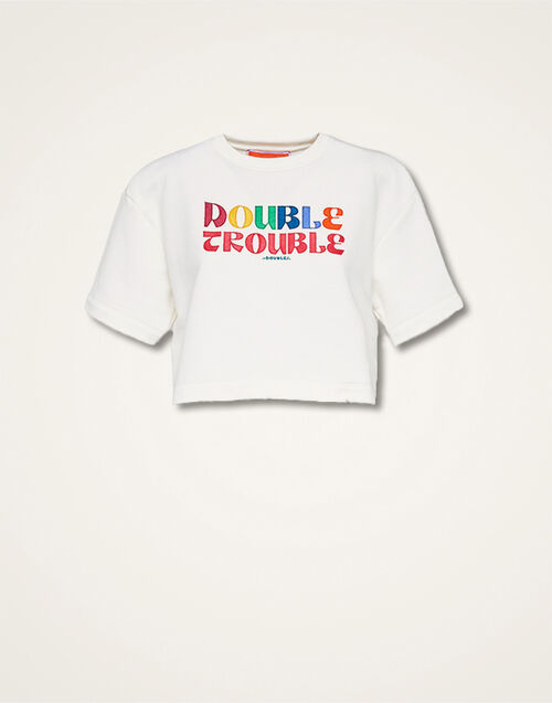 La DoubleJ Discman Tee Off White TSH0034JER031SOE02WH05