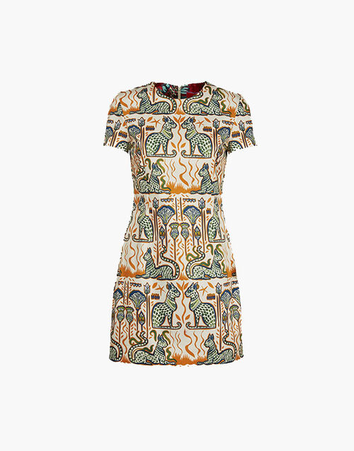 La DoubleJ Tgif Short Sleeve Dress Bast Ivory DRE0586COT006BAS01WH04