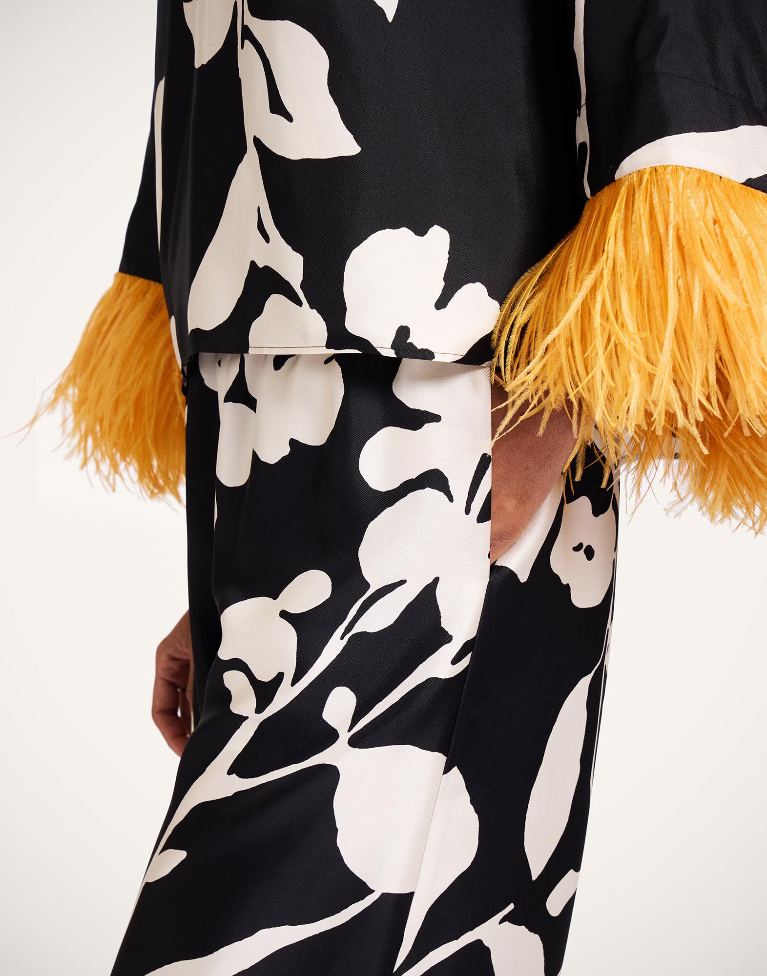 La DoubleJ Palazzo Pants Winter Jasmine TRO0003SIL001WIJ01BL01