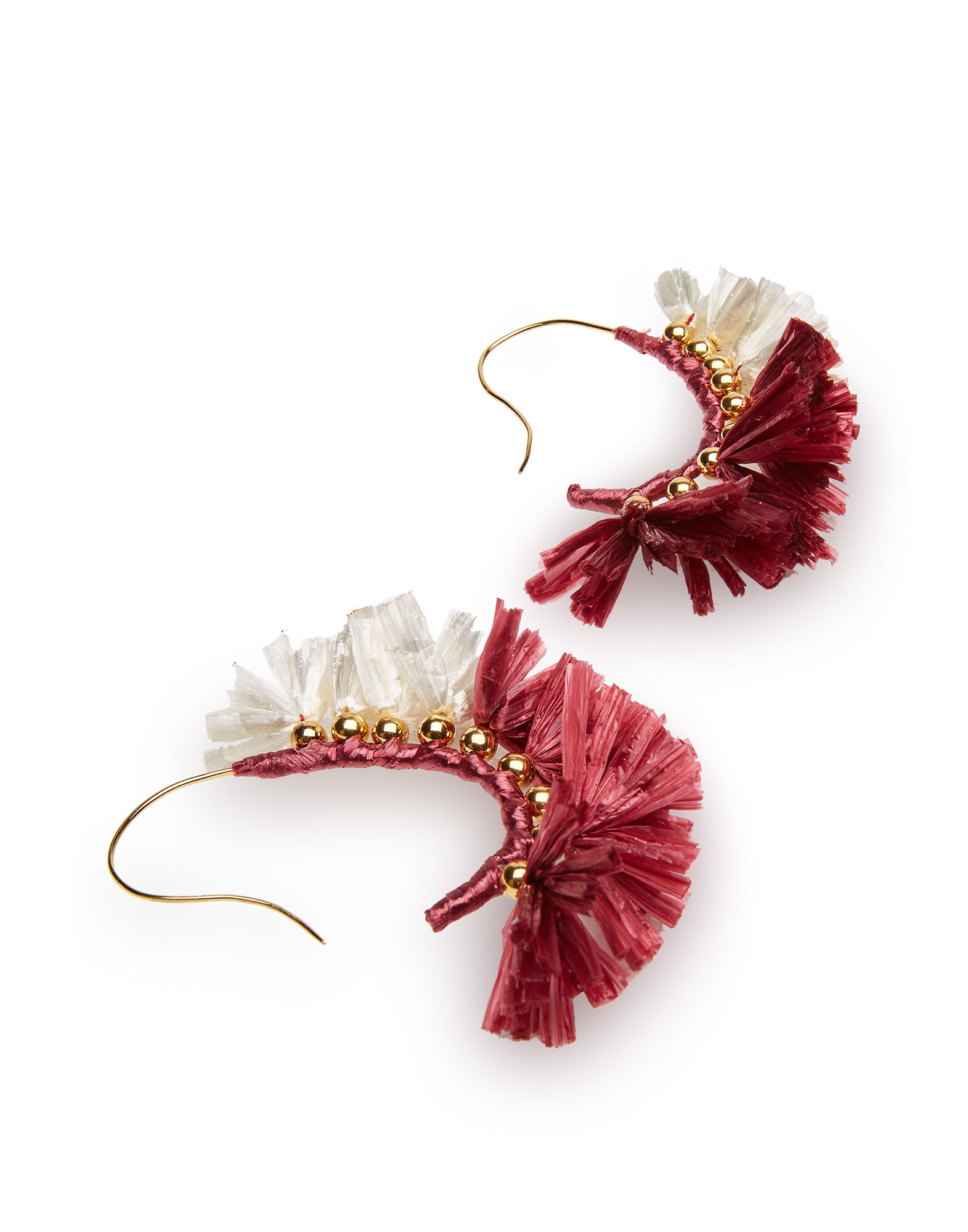 La DoubleJ Bow Earrings Multicolor Lampone EAR0024RAF001MUL0030