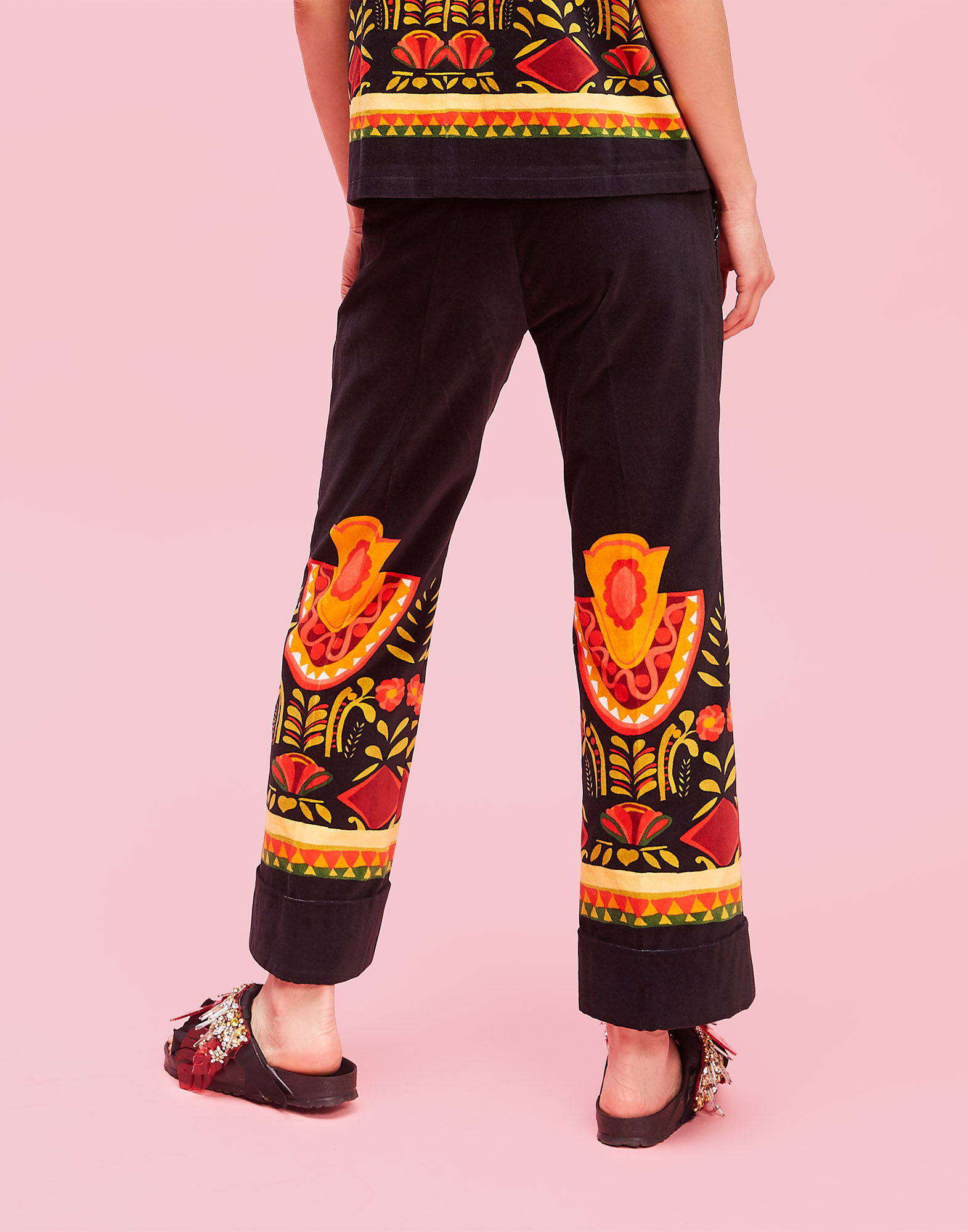 LaDoubleJ Messico Nero Hendrix Trousers Messico Nero TRO0007VEL001MEX0002