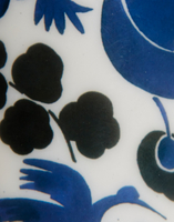 La DoubleJ Printed Pillar Candle La DoubleJ Printed Pillar Candle Wildbird Blue CAN0011WAX001BIR01BU03