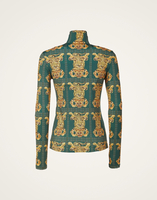 La DoubleJ Turtleneck La DoubleJ Turtleneck Tiger Tiles SHI0030JER005TIG0003
