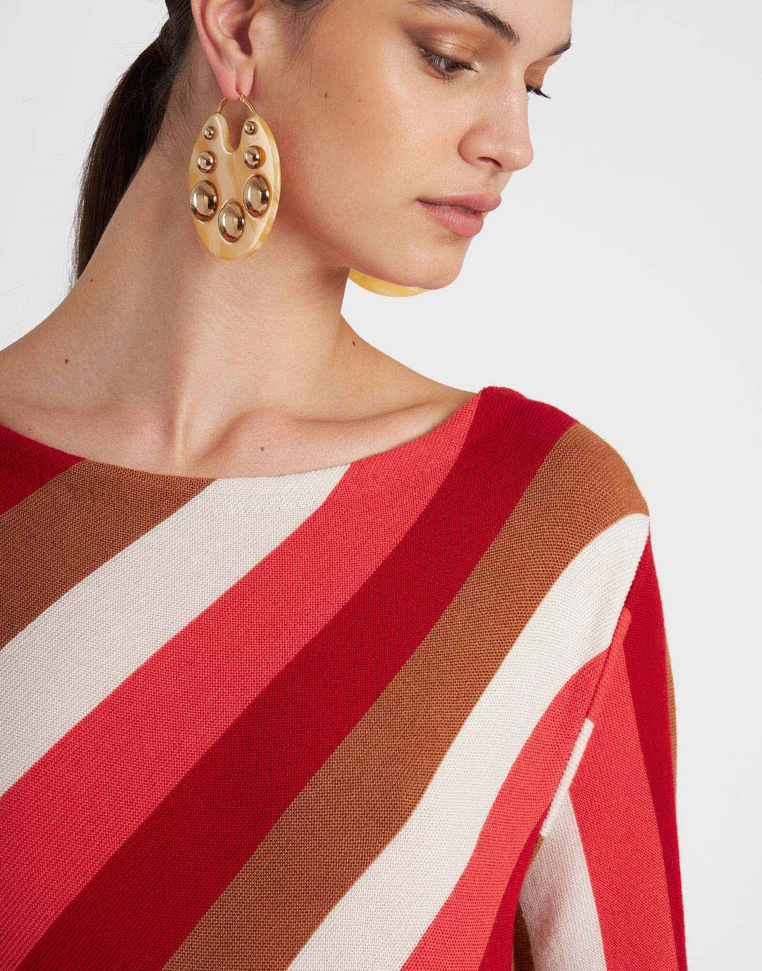 La DoubleJ Knit Swing Dress Multicolor DRE0393KNI050VA199MU01