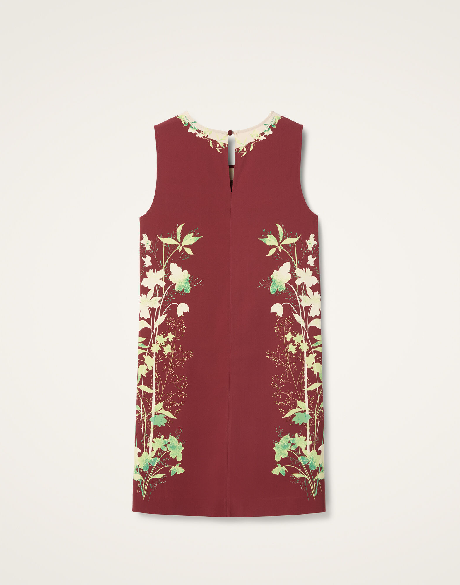 La DoubleJ Stretch Tunic Woodland Plac&eacute;e Burgundy TOP0053VIS011WOD01RE02