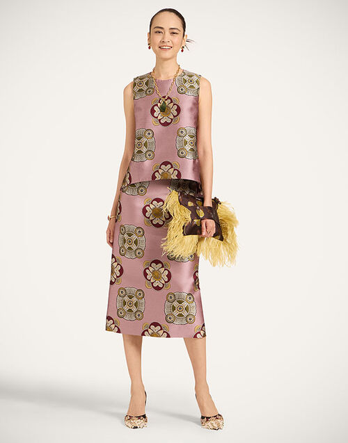 La DoubleJ Pencil Skirt Nucleus Dusty Pink SKI0011JCQ114NUC03PI10