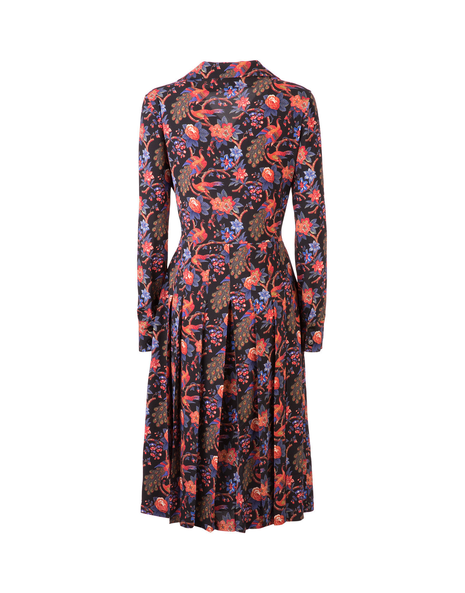 LaDoubleJ Chemisier Dress Pavone Nero DRE0025VIS001PAV0001