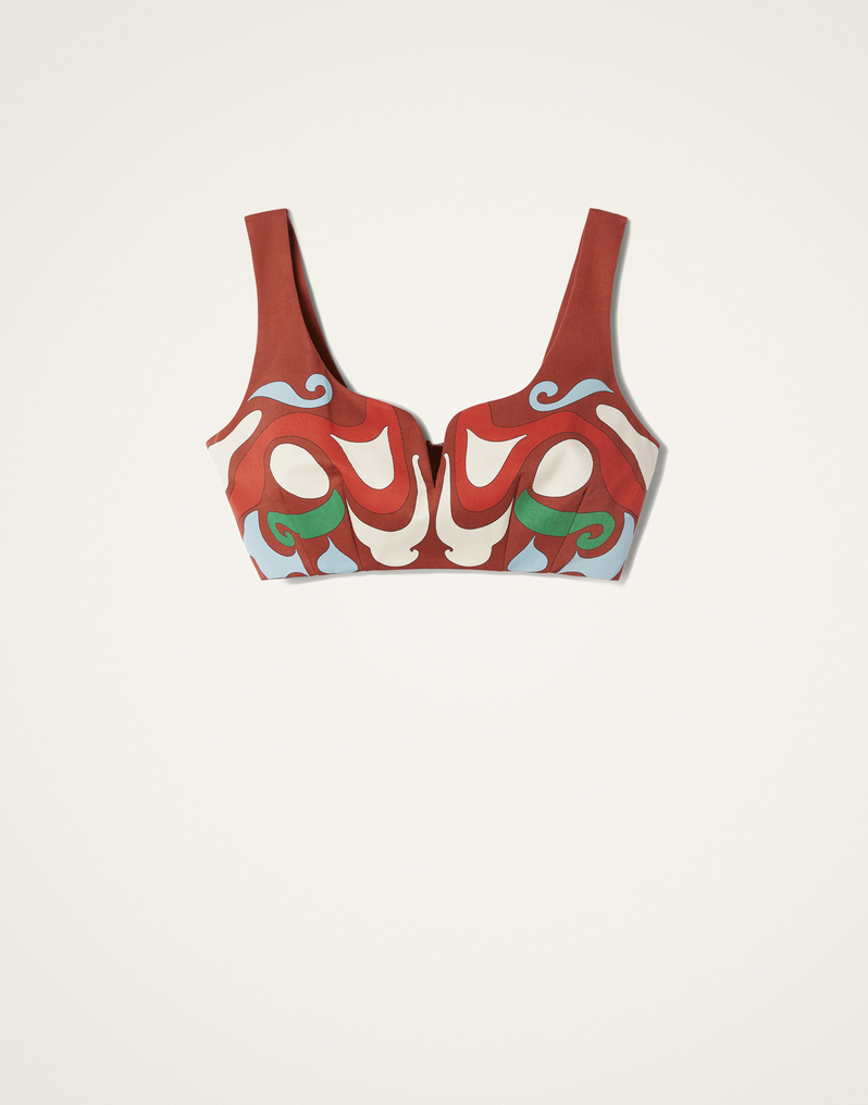 La DoubleJ Baia Crop Top La DoubleJ Baia Crop Top Phoenix Placée Light Blue TOP0094COT037PHO01BU01