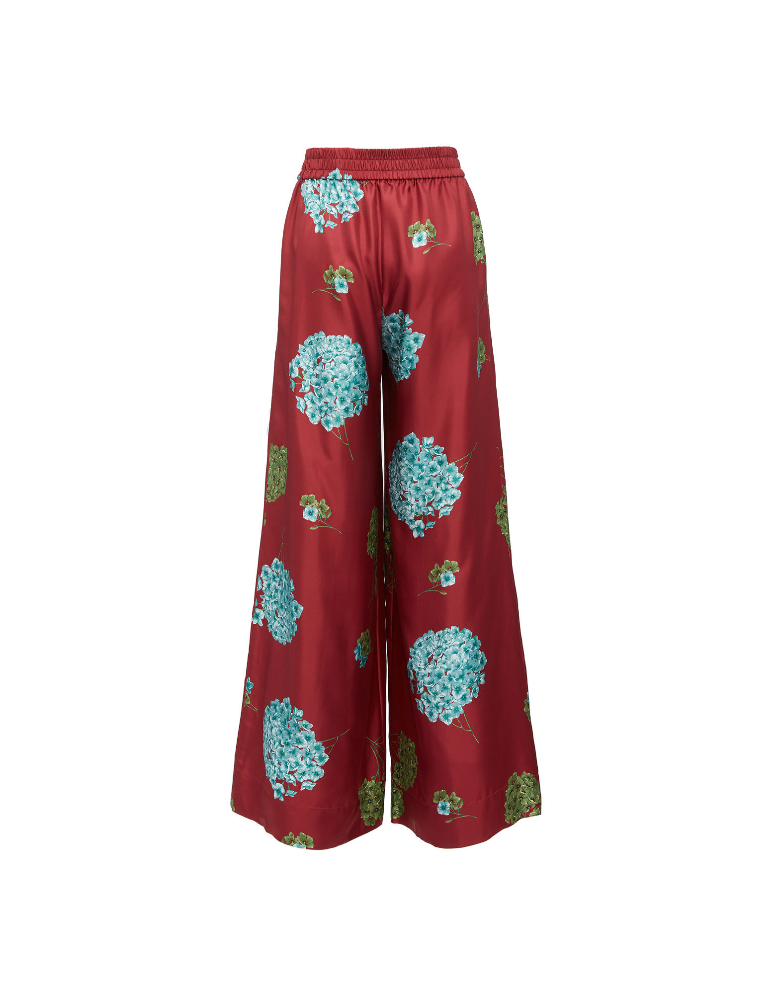 La DoubleJ Palazzo Pants Ortensia Bordeaux TRO0003SIL001ORT0004