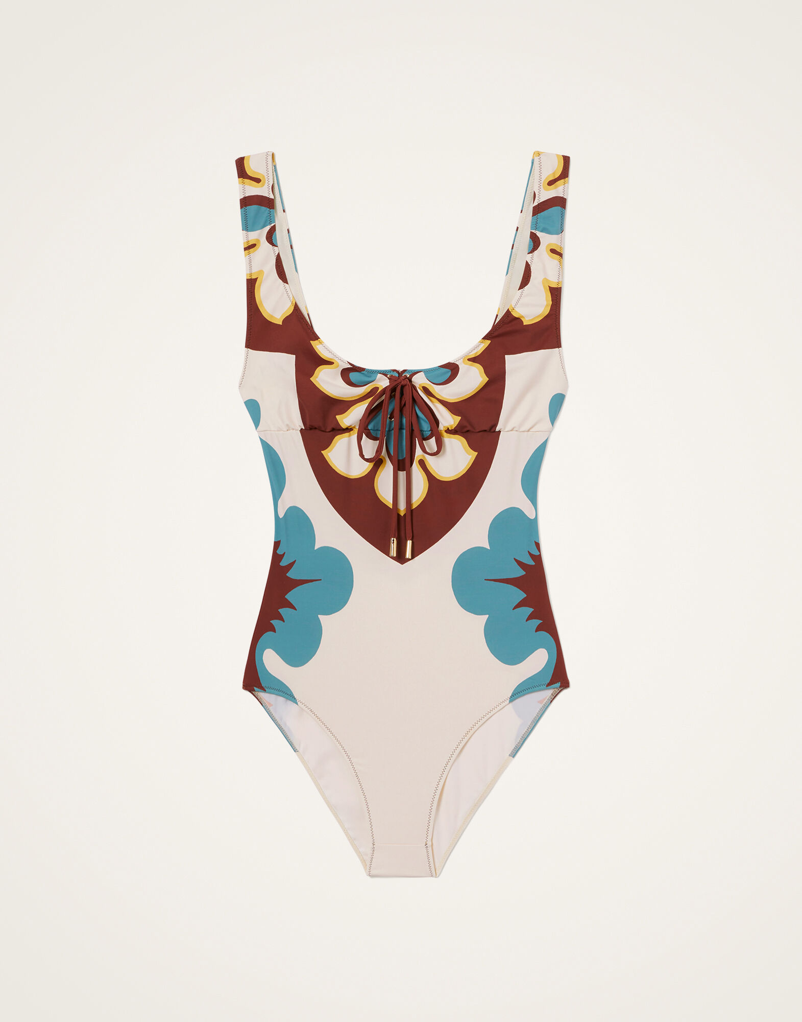 La DoubleJ Sunset Suit Sleeveless Palazzo Plac&eacute;e Chocolate SWI0059LYC006PAL08BR07