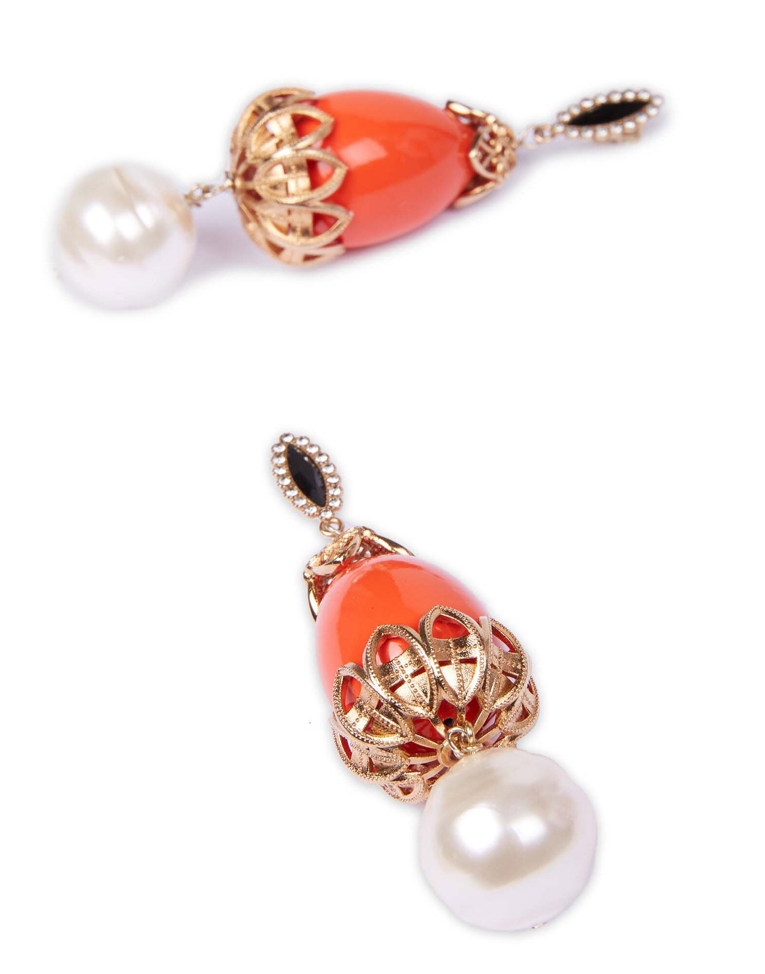 LaDoubleJ Medici Earrings Corallo EAR0006BRA001COR001