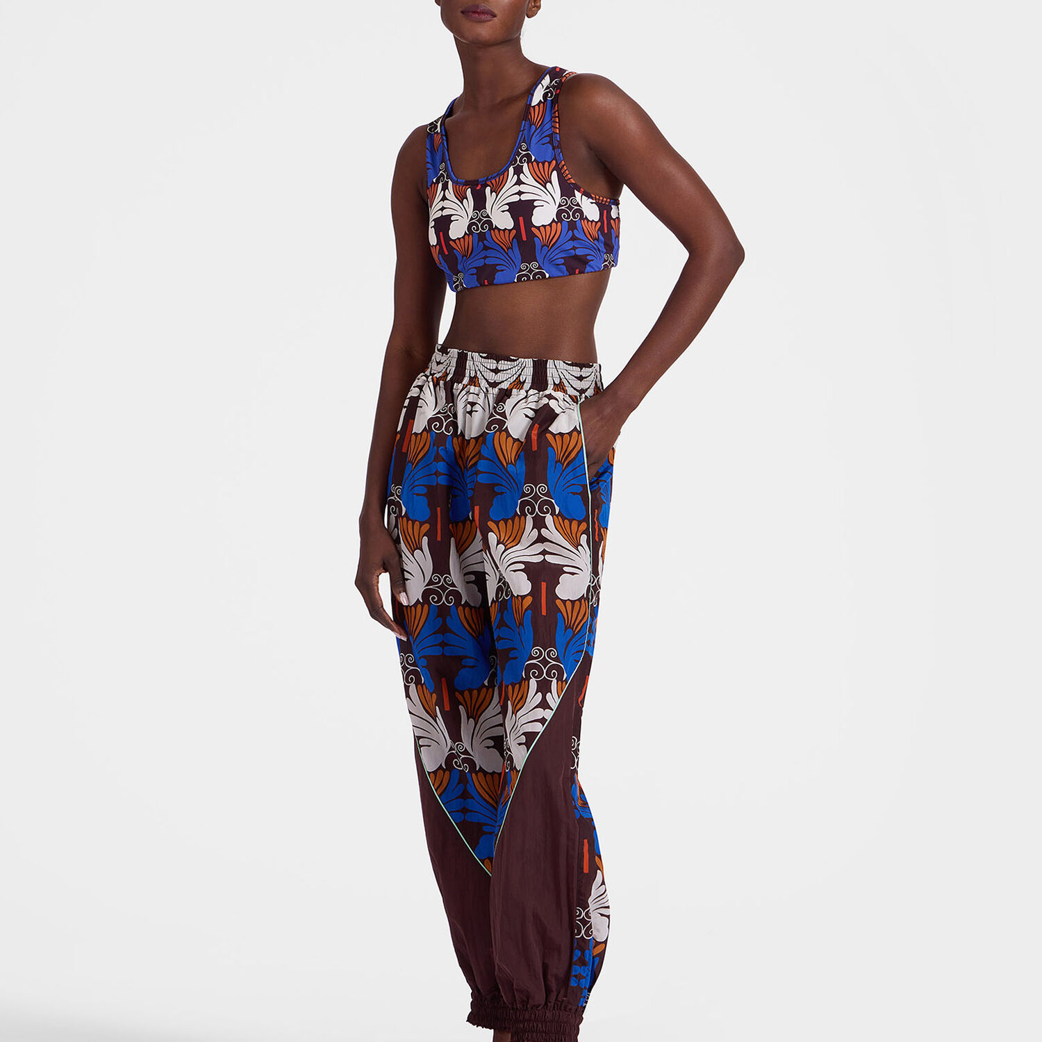La Doublej Court Pants In Ali Chocolate