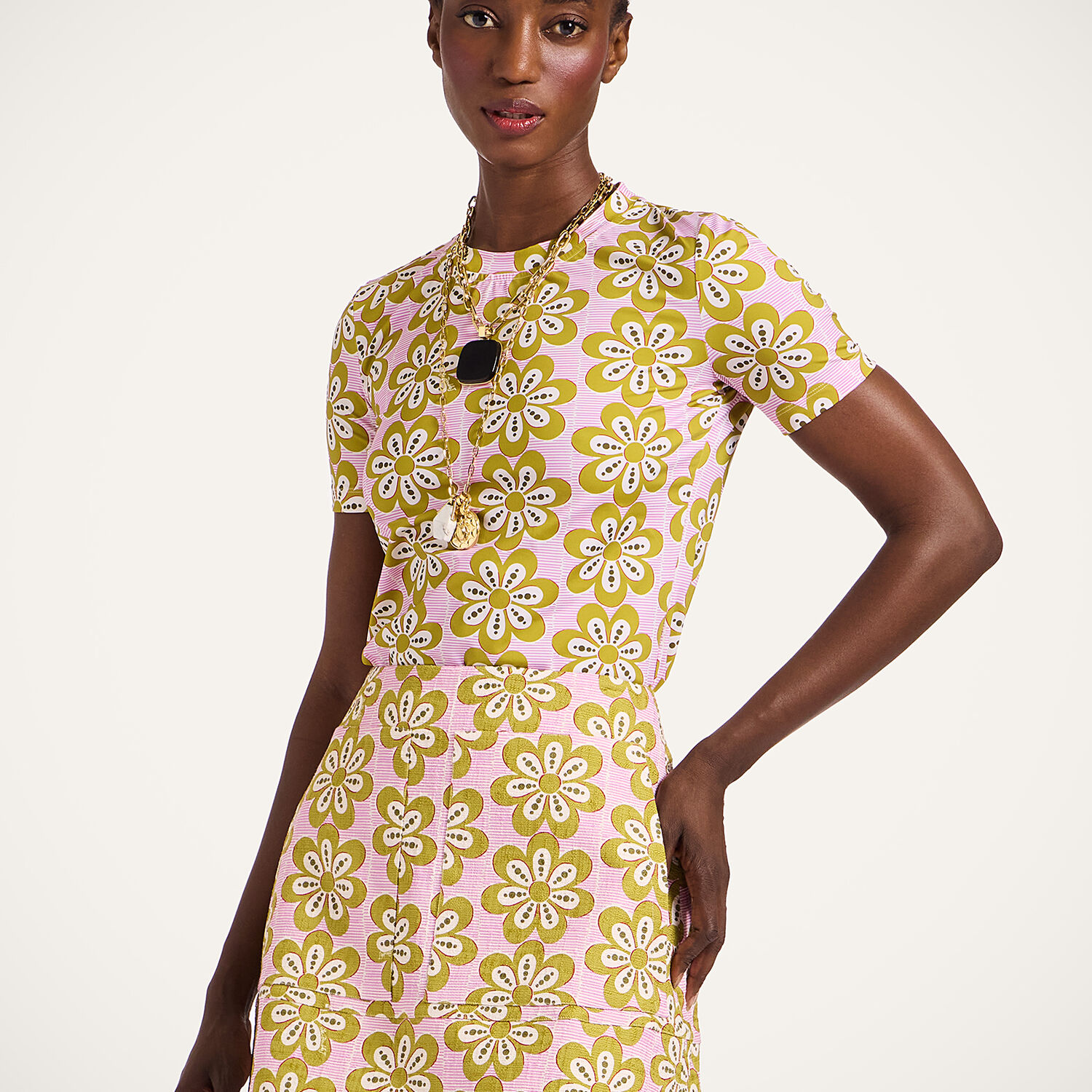 La Doublej Jazzercize T-shirt In Multi