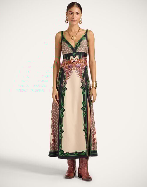 La DoubleJ La Favorita Dress La DoubleJ La Favorita Dress Mariposa Placée Ivory DRE0764SIL017MAR07WH04