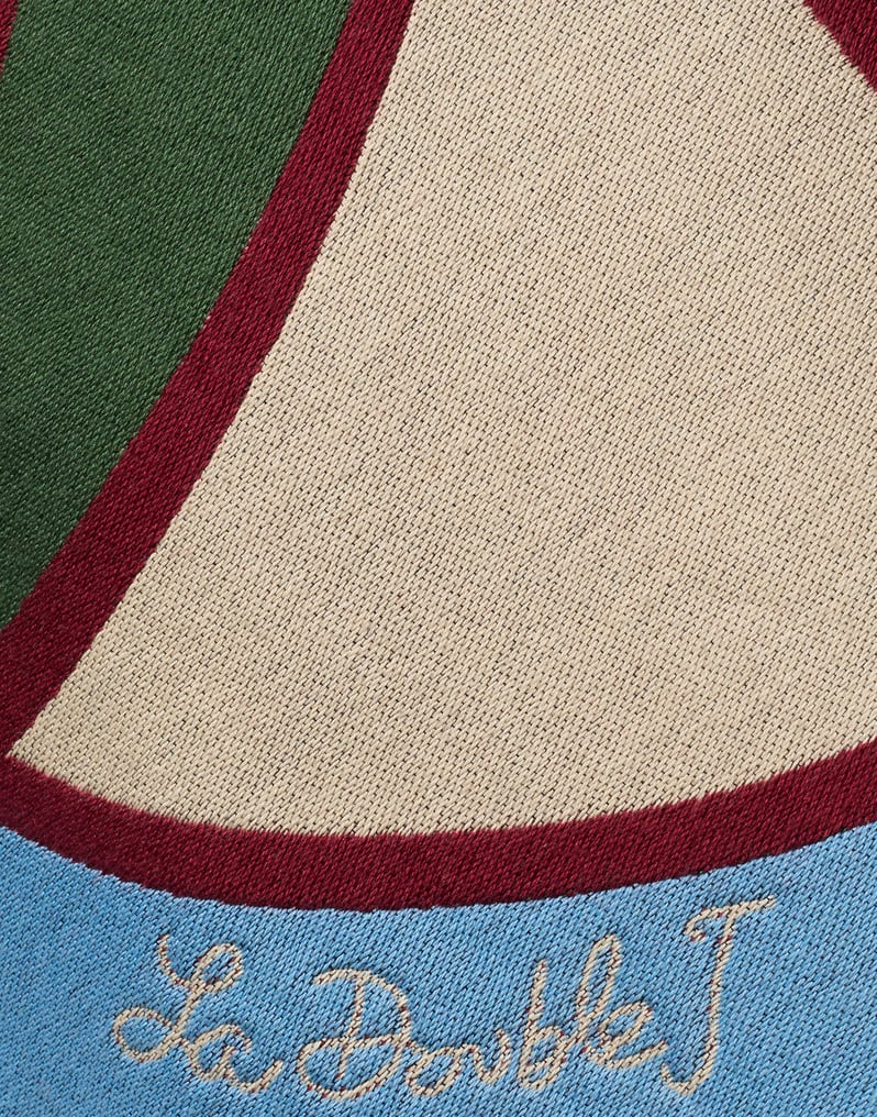 La DoubleJ Poncho La DoubleJ Poncho Eclipse Placée Multicolor SCA0064WOL028ECL05MU01