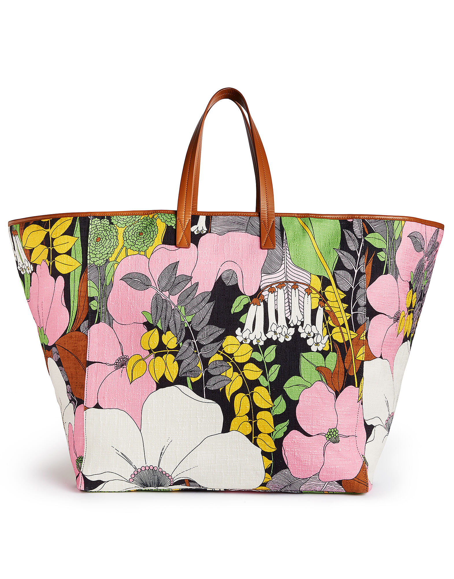 LaDoubleJ Big Mama Tote Bag Big Flower BAG0003COT005BFL0001