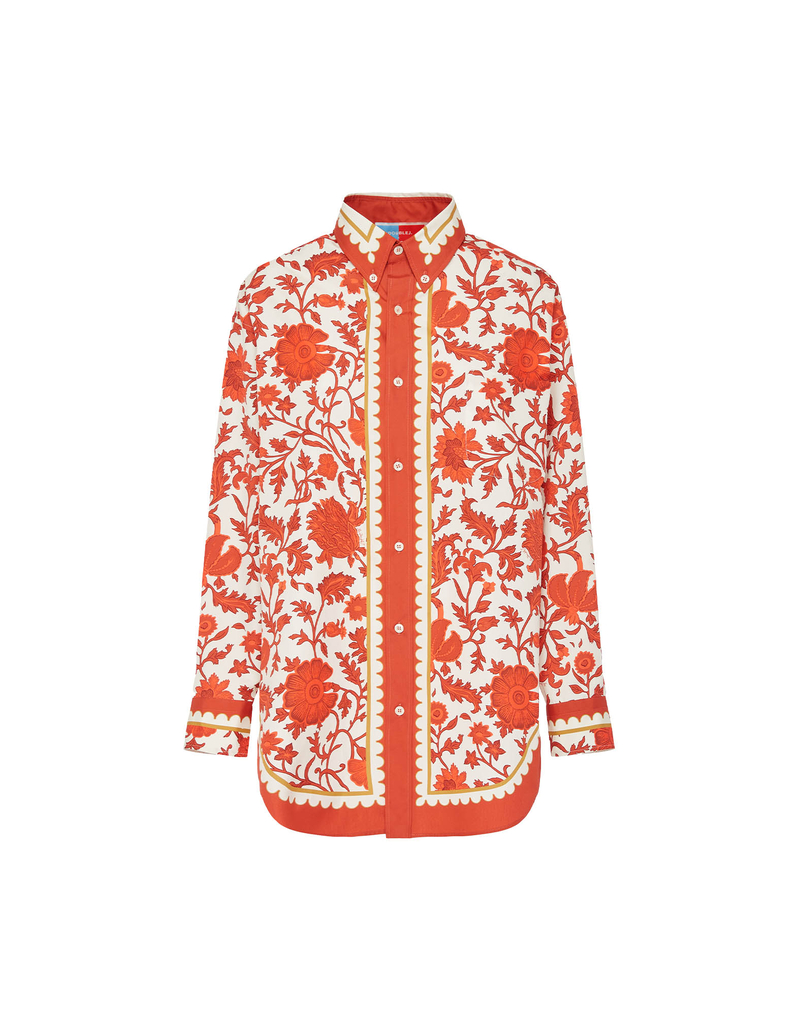 La DoubleJ Better Than Your Boyfriend's Shirt La DoubleJ Better Than Your Boyfriend's Shirt Dragonflower Placée Red SHI0092COT039DRE05RE01