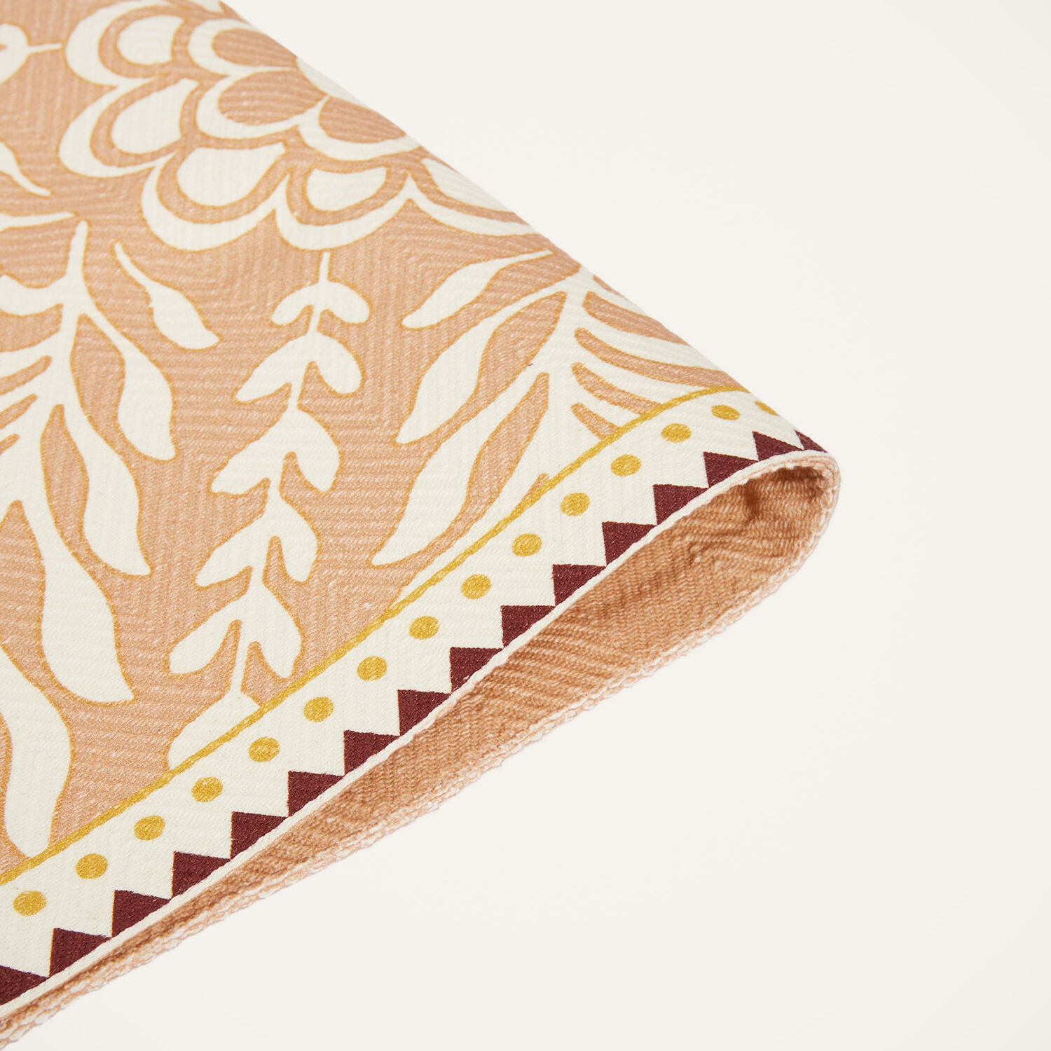  La Doublej Placemats & Runners Gend - Herringbone Placemats Set Of 2 Tudor Pink One Size 100% Cotton 